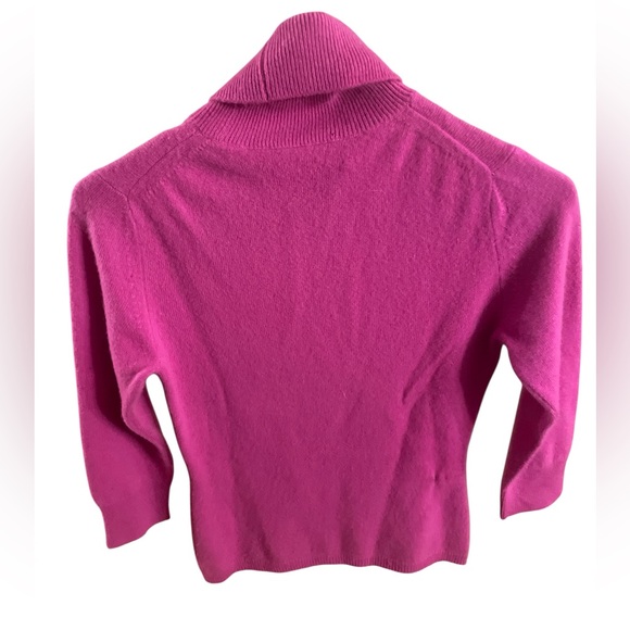 Express Pink 100% Cashmere Turtleneck Sweater Small Soft Lightweight Knit READ - Picture 4 of 9